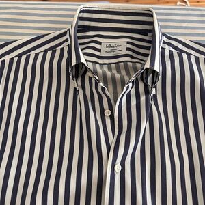 Stenstroms blue stripe button down shirt